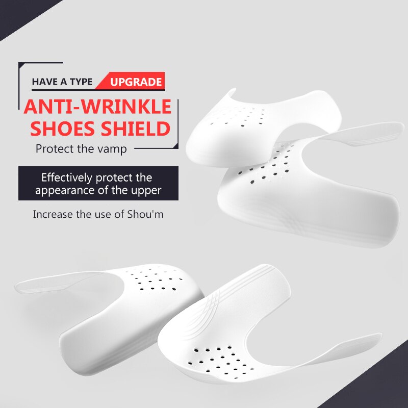 Crease Protector Toe - 2-pacs nieuwe schoenverzorging sneaker anti-kreuk teenkappen