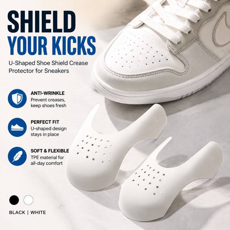 Crease Protector Toe - Schoenbeschermers tegen kreukels, anti-kreuk shields, schoenondersteuning,