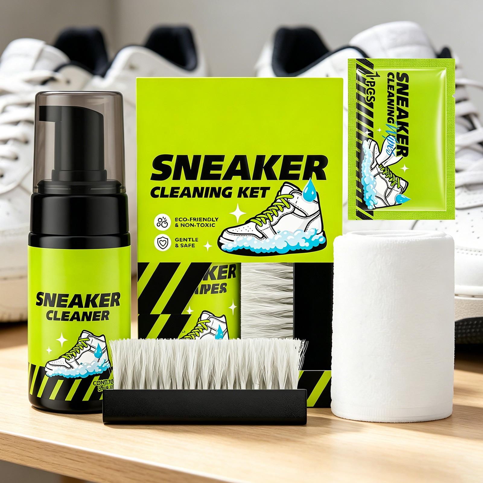 Sneaker Cleaner 4 Stuks 100ml  - Sneaker Care Foam recensie en prijs
