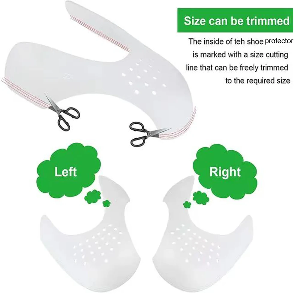 5pairs Vouw Protector Schoen H - Crease Protector Toe recensie en prijs