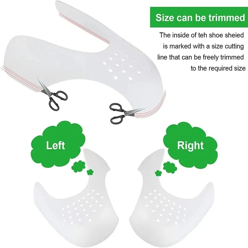 4/8 stuks schoenkreukbescherme - Crease Protector Toe recensie en prijs